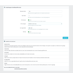 Schnellbestellformular, für B2B‑ und Großbestellungen